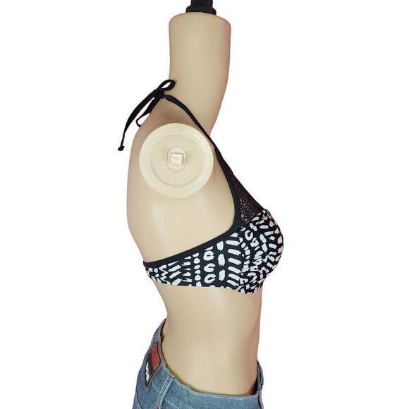 xhilaration swim top , halter , high neck size small - Picture 3 of 6
